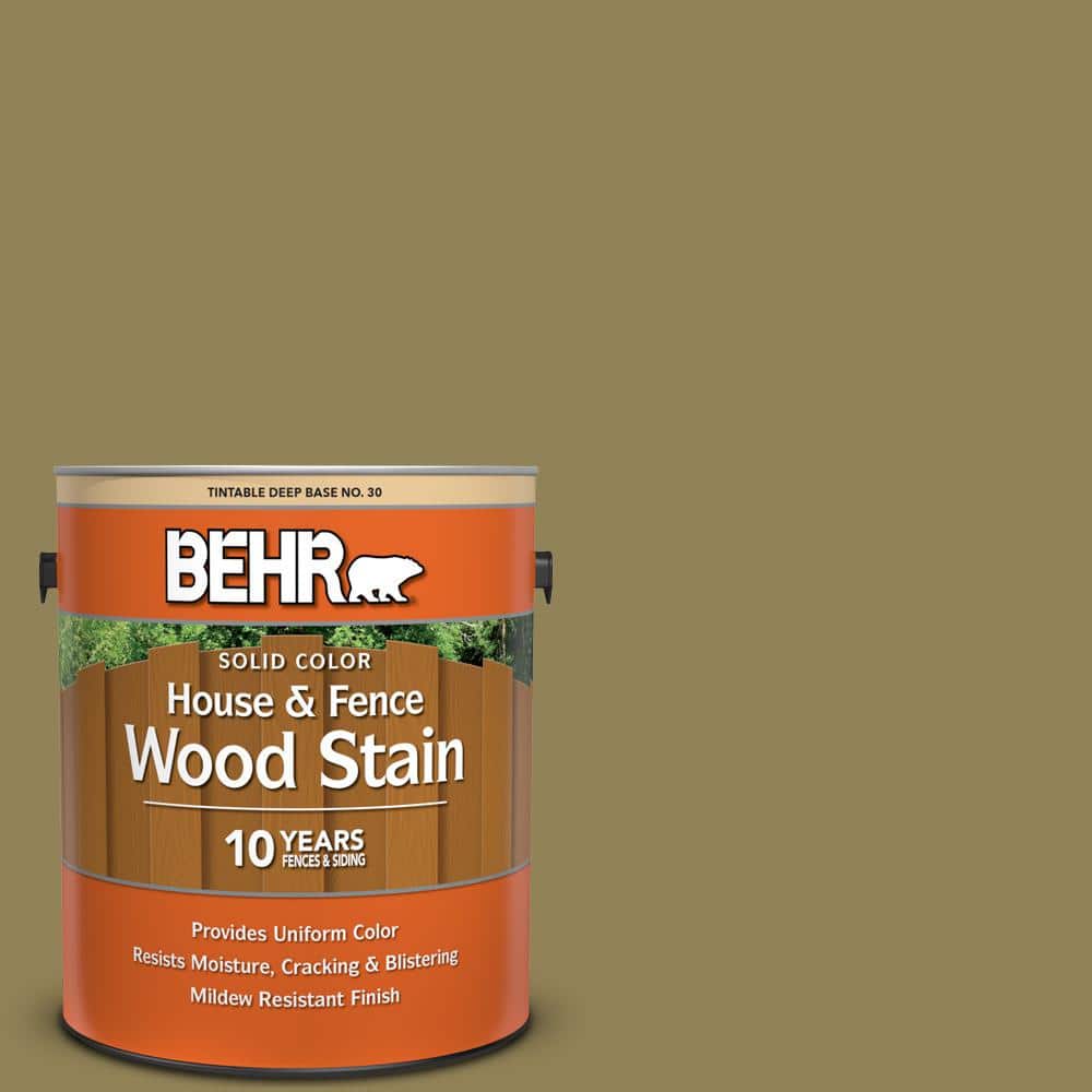 1 gal. #S330-6 Dash of Oregano Solid Color House and Fence Exterior Wood St