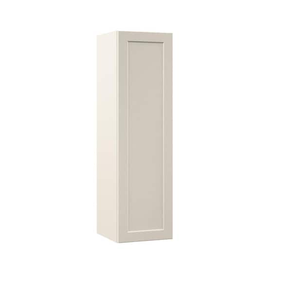 Hampton Bay Designer Series Melvern 12 in. W 12 in. D 42 in. H Assembled Shaker Wall Kitchen Cabinet in Cloud