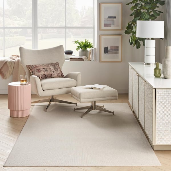 Terrain Blanc Custom Area Rug with Pad