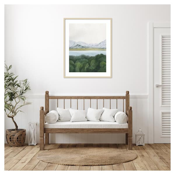 Glacial Lake (A) Framed Canvas hotsell Print