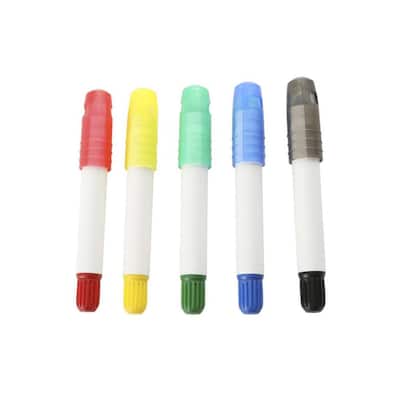 Marking Pencil, White, Wax Pencil - 6 pieces (24614)