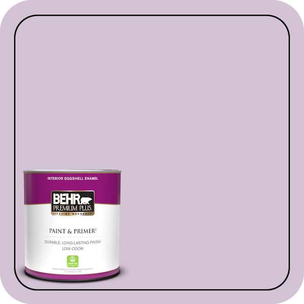 BEHR PREMIUM PLUS 1 qt. #M100-2 Seedless Grape Eggshell Enamel Low Odor Interior Paint & Primer