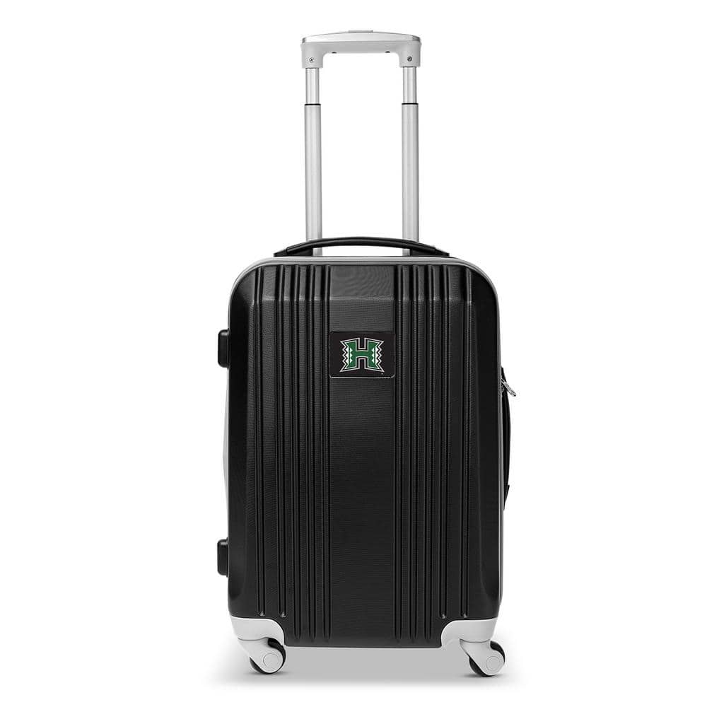 NCAA Hawaii 21 in. Black Hardcase 2-Tone Luggage Carry-On Spinner Suitcase price history on PriceWatchPro