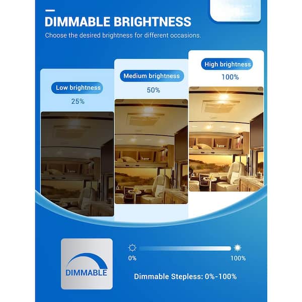 Faretto Direzionale Per Comodino Faretto LED 12V Per Camper Dream - Foto 2