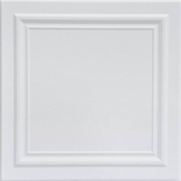 A La Maison Ceilings Line Art Ultra Pure White - Satin (Behr) 1.6 ft. x ...