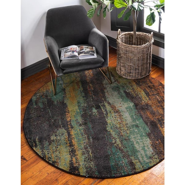 Jardin Lilly Multi 6' 0 x 6' 0 Round Rug