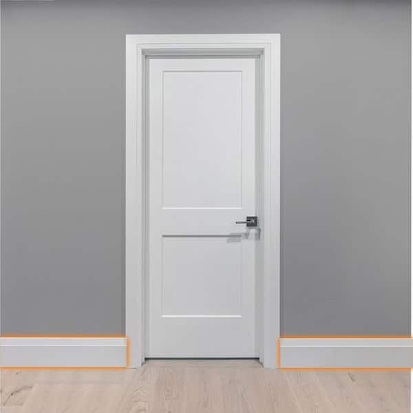 7/16 in. D x 2-3/4 in. W x 96 in. L Primed MDF Baseboard Moulding