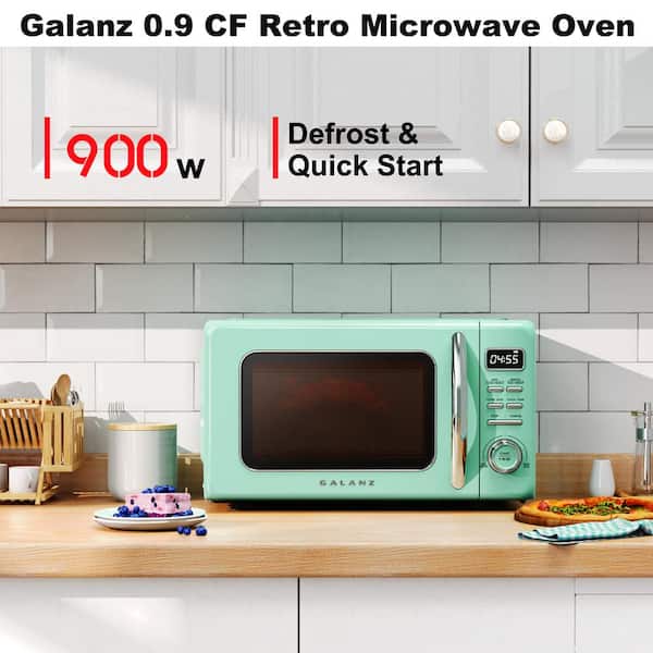  GE Countertop Microwave Oven, 0.9 Cubic Feet Capacity, 900  Watts, Kitchen Essentials for the Countertop or Dorm Room