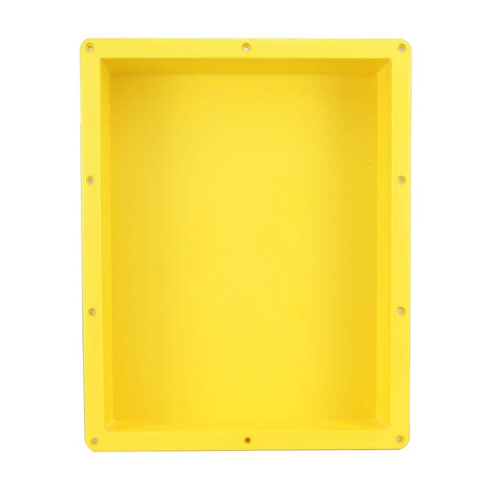 Flush Mount Installation 16 in. x 20 in. x 4 in. ABS Single Bathroom Recessed Shower Niche for Shampoo, Toiletry Storage price history on PriceWatchPro