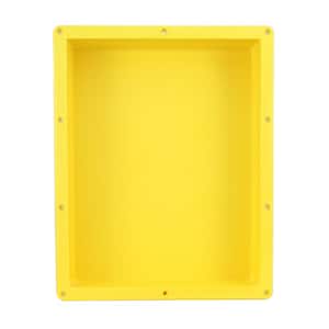 Flush Mount Installation 16 in. x 20 in. x 4 in. ABS Single Bathroom Recessed Shower Niche for Shampoo, Toiletry Storage