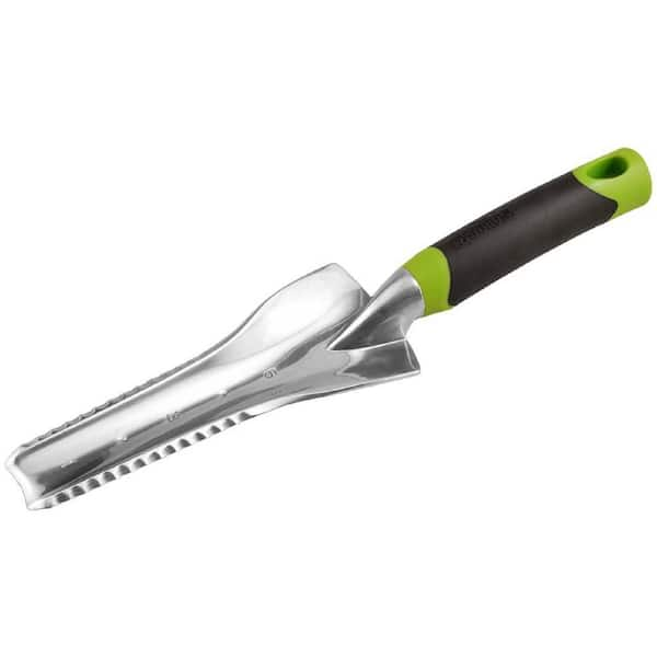 Radius Garden DIG Aluminum 5.5 in. Handle Ergonomic Handheld Multi-Purpose Garden Tool, Green