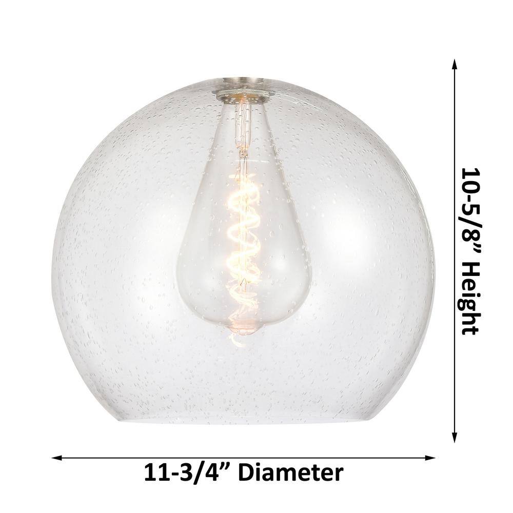 Athens Polished Chrome Glass Mini Pendant Light