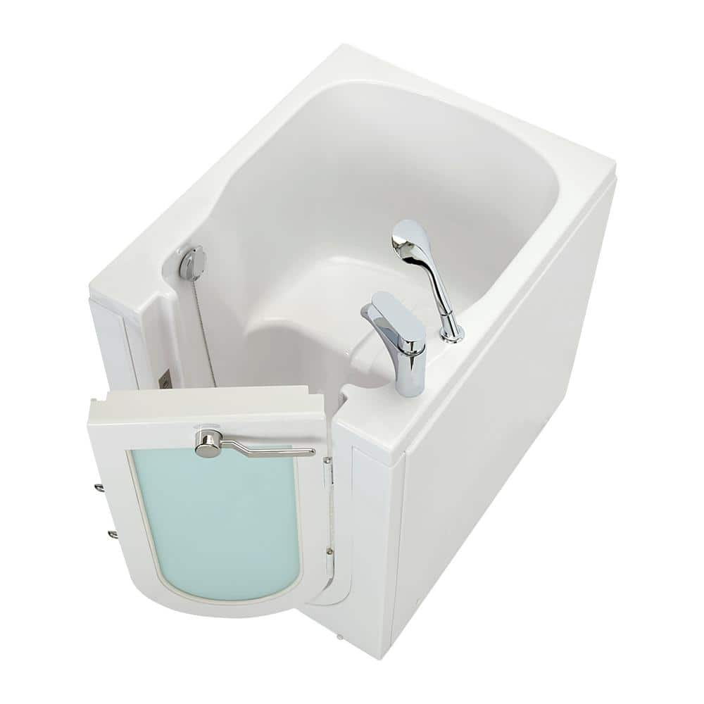 Ella Capri 30 Acrylic Hydro Massage Walk-In Bathtub with Outward Swing  Door, 5 Piece Fast Fill Faucet, 2 Dual Drain - Bed Bath & Beyond - 34986227