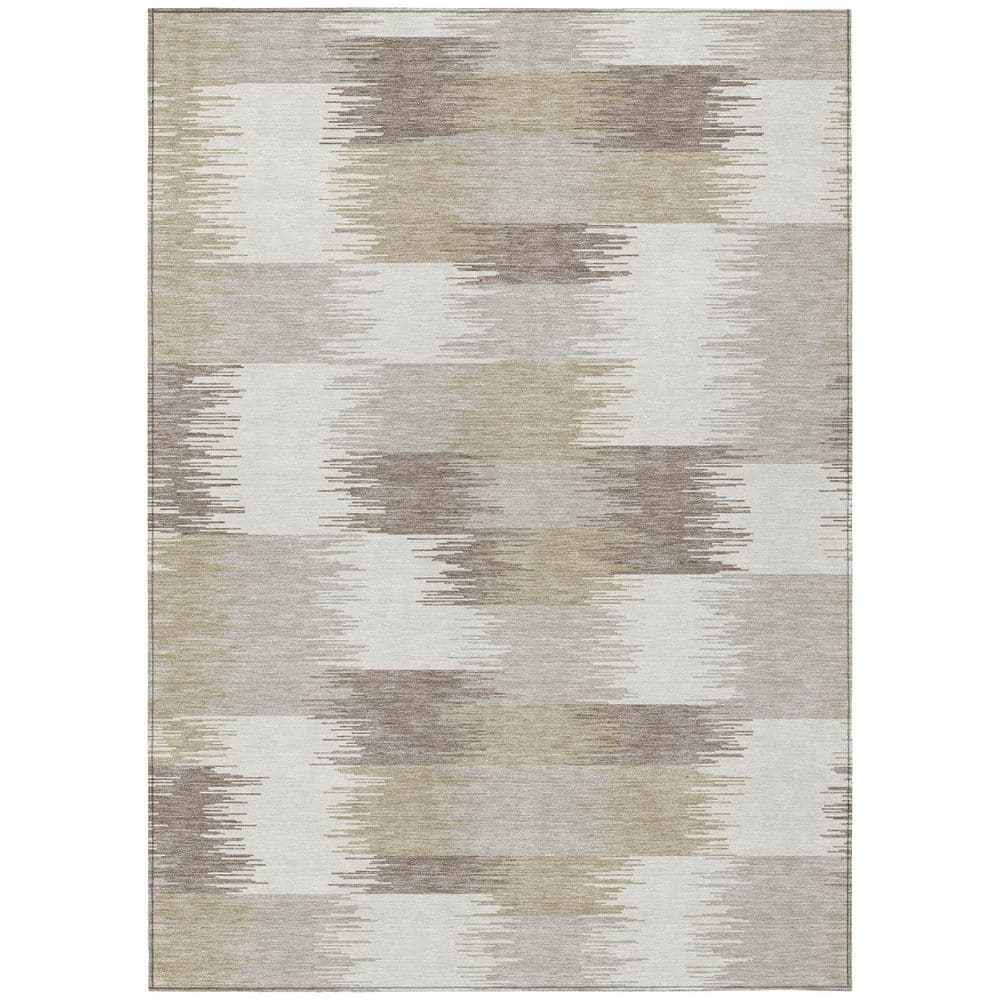 Chantille Machine Washable Indoor/Outdoor Abstract ACN2912 Ivory 9 ft. x 12 ft. Area Rug price history on PriceWatchPro