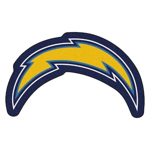 FANMATS Los Angeles Chargers Navy 3 ft. x 4 ft. All-Star Area Rug 38096 -  The Home Depot