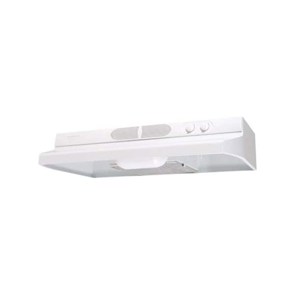 Air King Quiet Zone 36 in. Under Cabinet Convertible Range Hood with Light in White