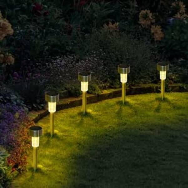 thumbnail image 2 of FabStyl Solar Pathway Lights – 4 Pack, 20HR Runtime, 5 Lighting Modes, IP65 Waterproof, Easy Installation 2 of 14