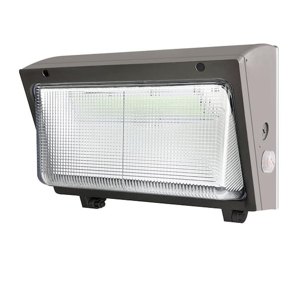 Cedar Hill 400/500/600 - Watt Equivalent Selectable Integrated LED Wall Pack Light with Photocell Sensor and CCT