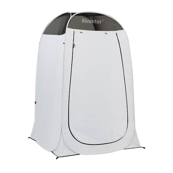 Alvantor 48 in. x 48 in. x 84 in. Shower Tent Portable Pop Up Changing ...