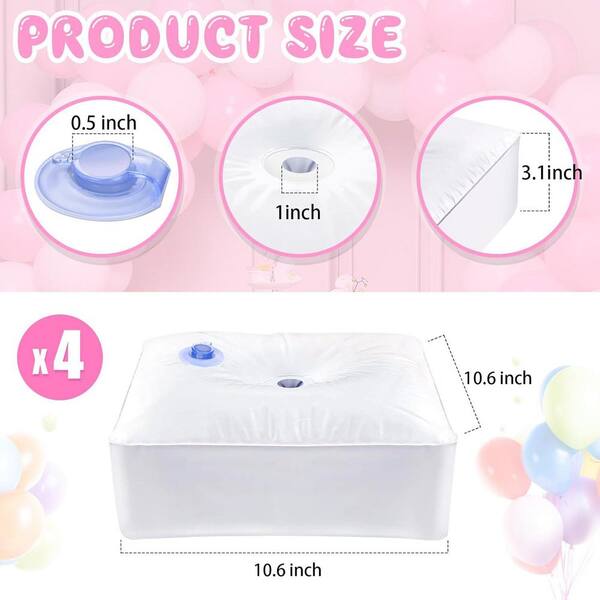 2 Pcs Party Accessory Balloon Column Stand For Water Filling Weight...