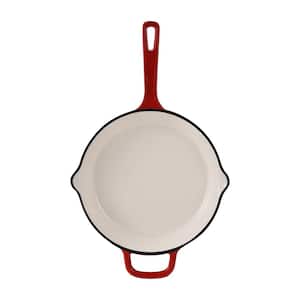 Chasseur French Enameled 2.5 qt. Cast Iron Sauce Pan in Red with Lid  CI_3483R_CI_59 - The Home Depot