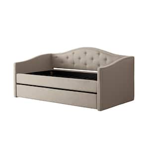 Fairfield Beige Twin Daybed with Trundle