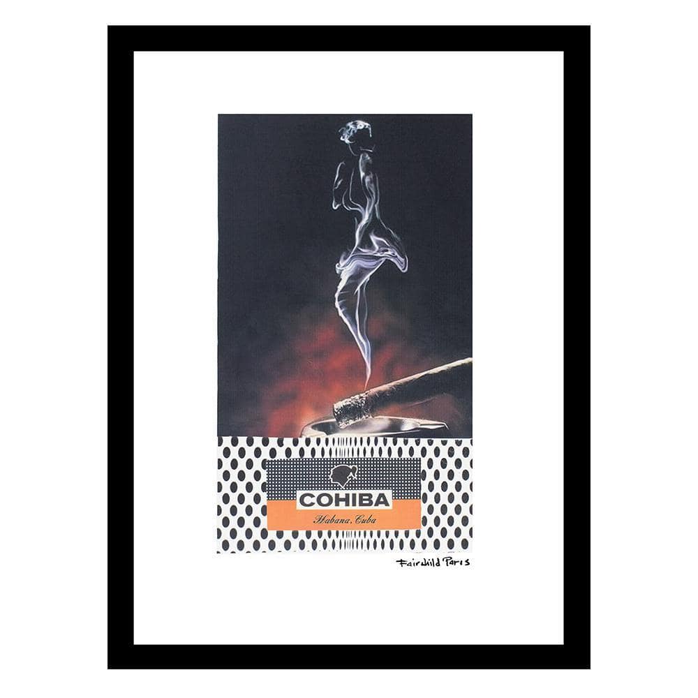 Who Says Cigars Can't Be Playful by Fairchild Paris 1-Piece Framed Graphic Print 18 in. x 14 in. price history on PriceWatchPro