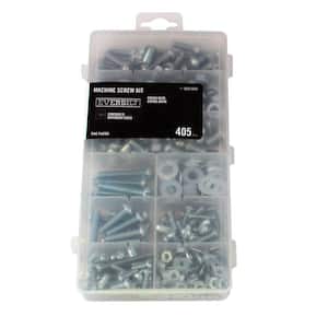 405-Piece Zinc-Plated Machine Screw Kit