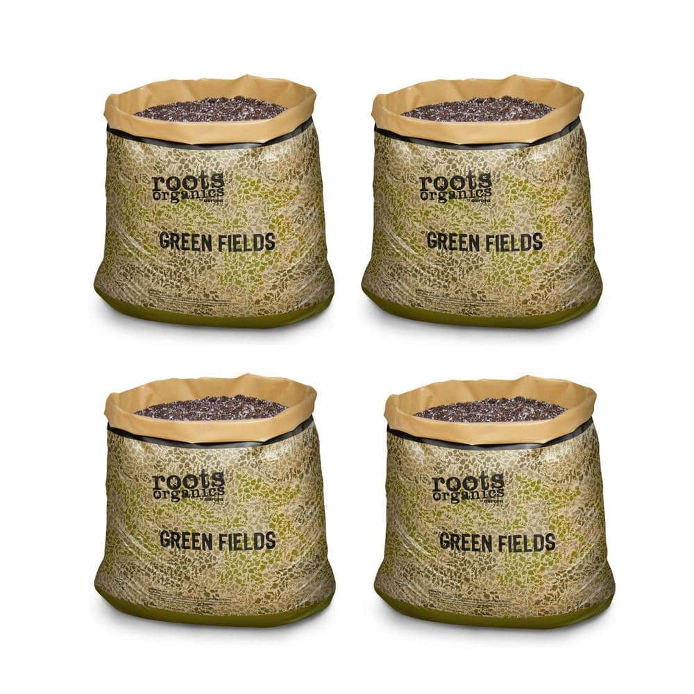 Hydrofarm Roots Organics ROGF Hydroponics Green Fields Gardening Potting Soil (4-Pack)