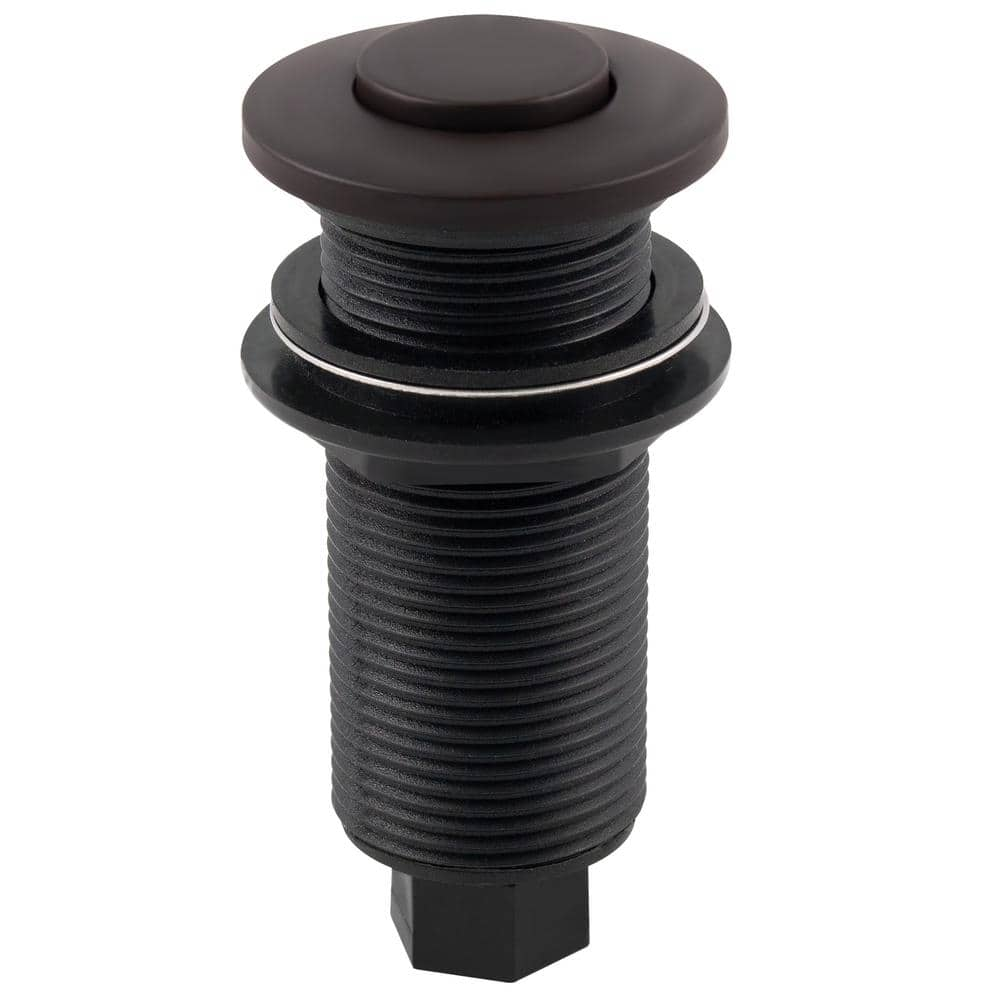 Westbrass Sink Top Waste Disposal Replacement Air Switch Trim Only, Flush Button, Oil Rubbed Bronze