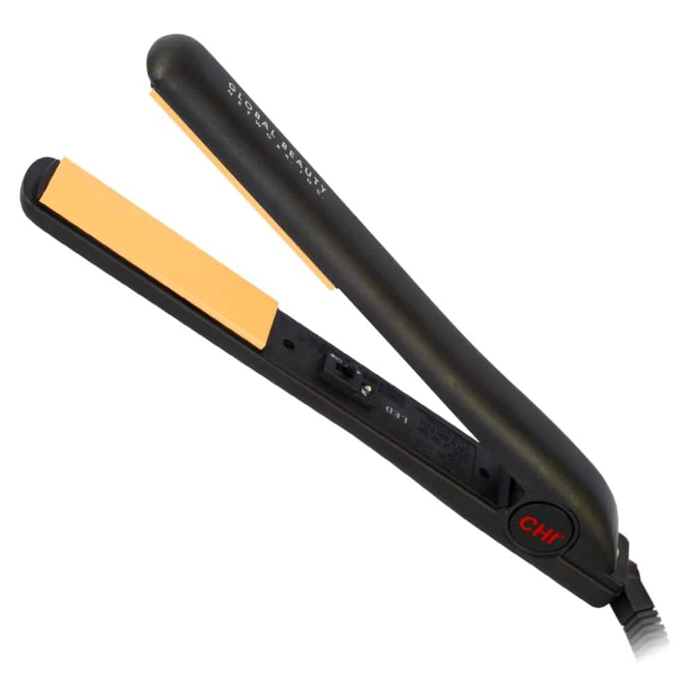 1 in. Flat Iron Hair Straightener in Black