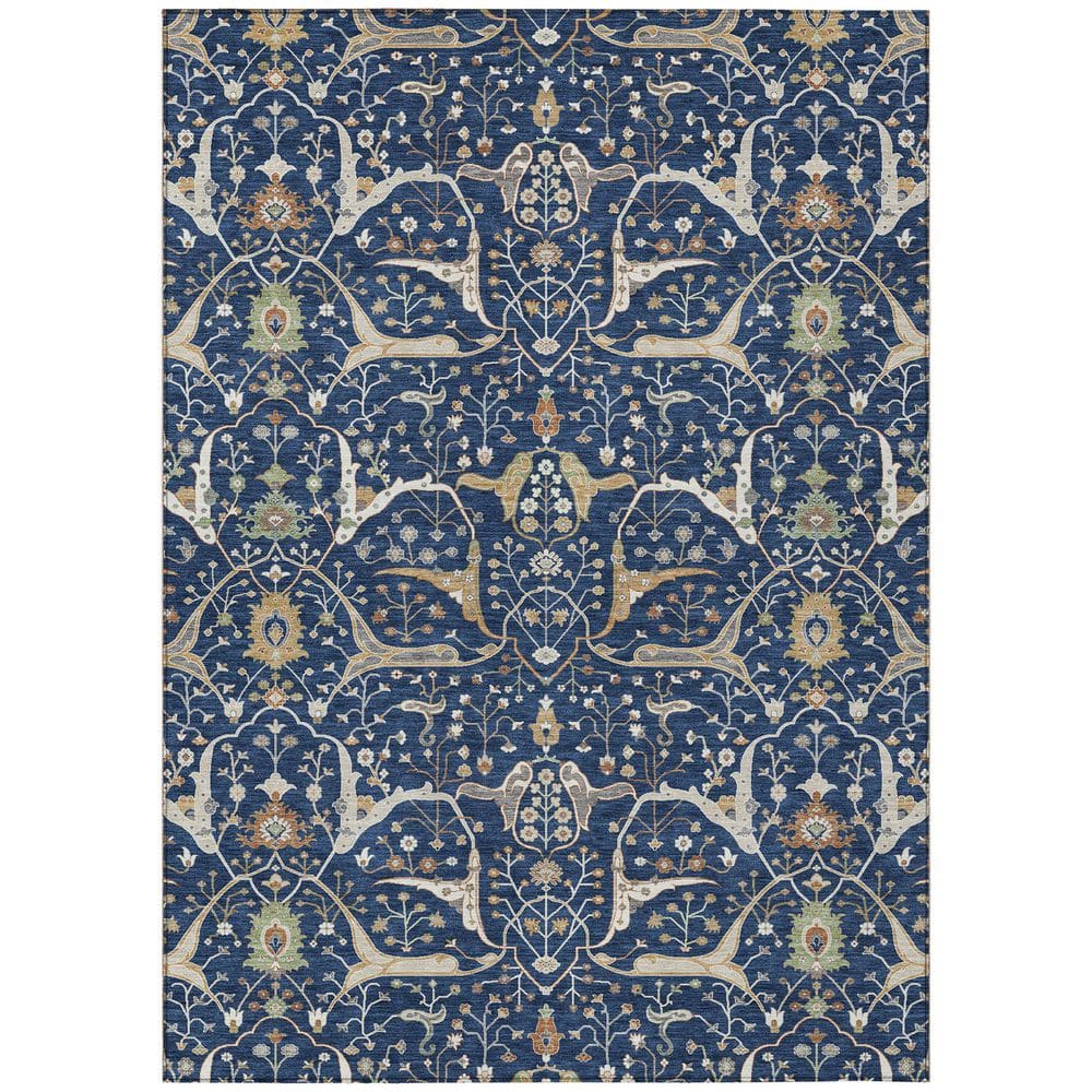 Chantille Machine Washable Indoor/Outdoor Abstract ACN2250 Navy 10 ft. x 14 ft. Area Rug price history on PriceWatchPro