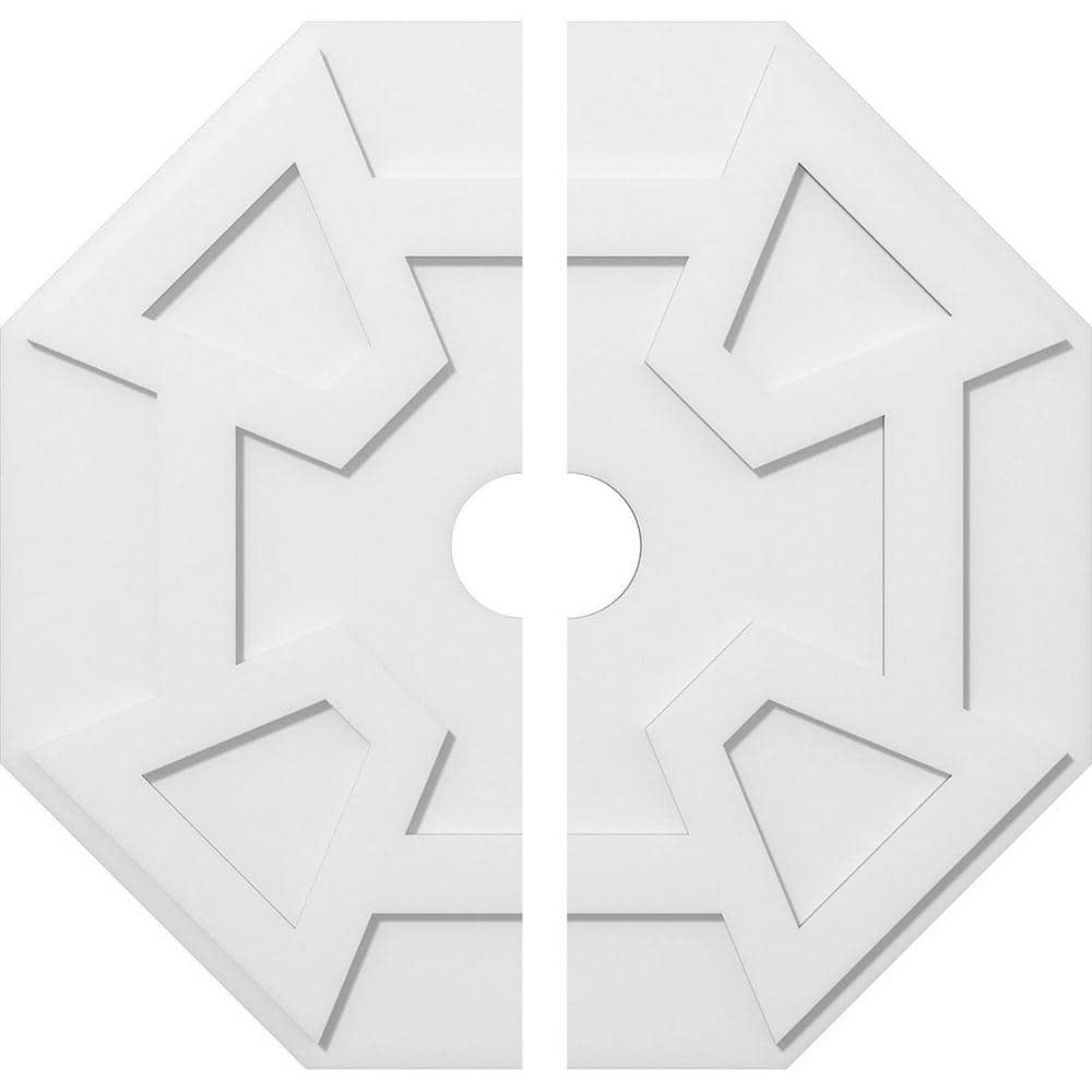1 in. P X 12-1/2 in. C X 36 in. OD X 5 in. ID Logan Architectural Grade PVC Contemporary Ceiling Medallion, Two Piece price history on PriceWatchPro