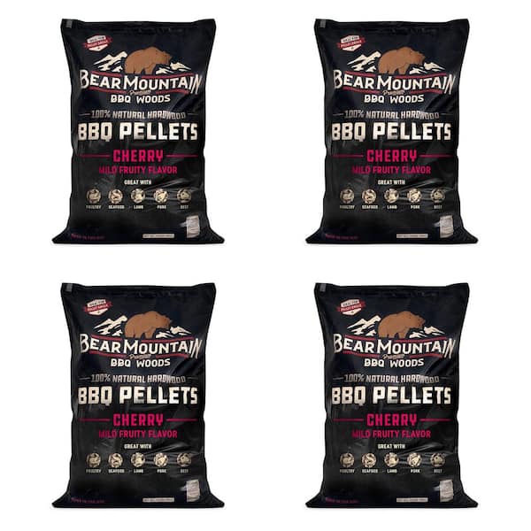 All Natural Hardwood Cherry Smoker Pellets, 20 lbs. (4-Pack)