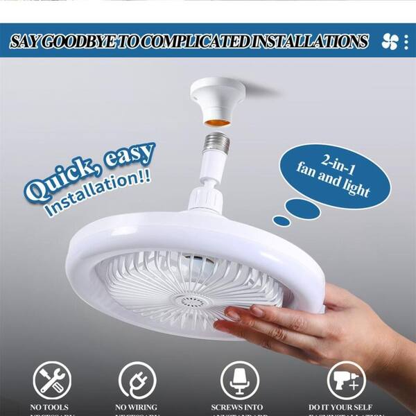 CACI Mall 11 in. Integrated LED Indoor Caged White Ceiling