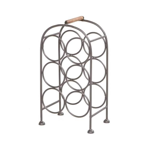 Iron best sale wine rack