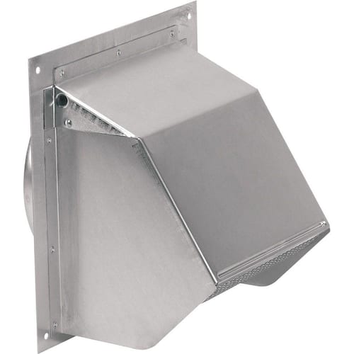 Aluminum Wall Cap for Round Duct in Natural Finish