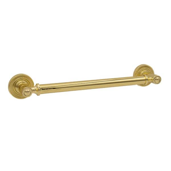Sumner Street Home Hardware Minted 6 in. (152 mm) Center-to-Center Traditional Polished Gold Bar Drawer Pull