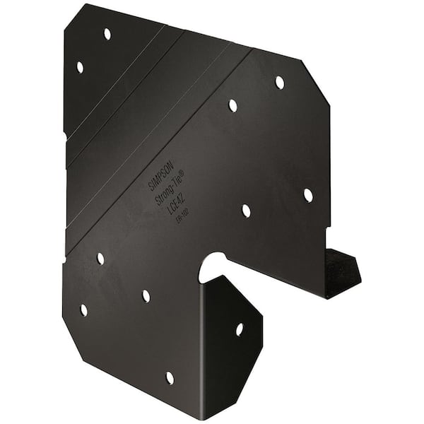 Outdoor Accents LCEPC ZMAX, Black Powder-Coated End Post Cap for 4 x Lumber