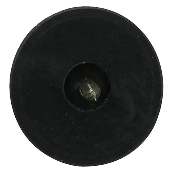 Black Nylon Floor Protectors 19mm 24 Count Furniture Nail Glides 