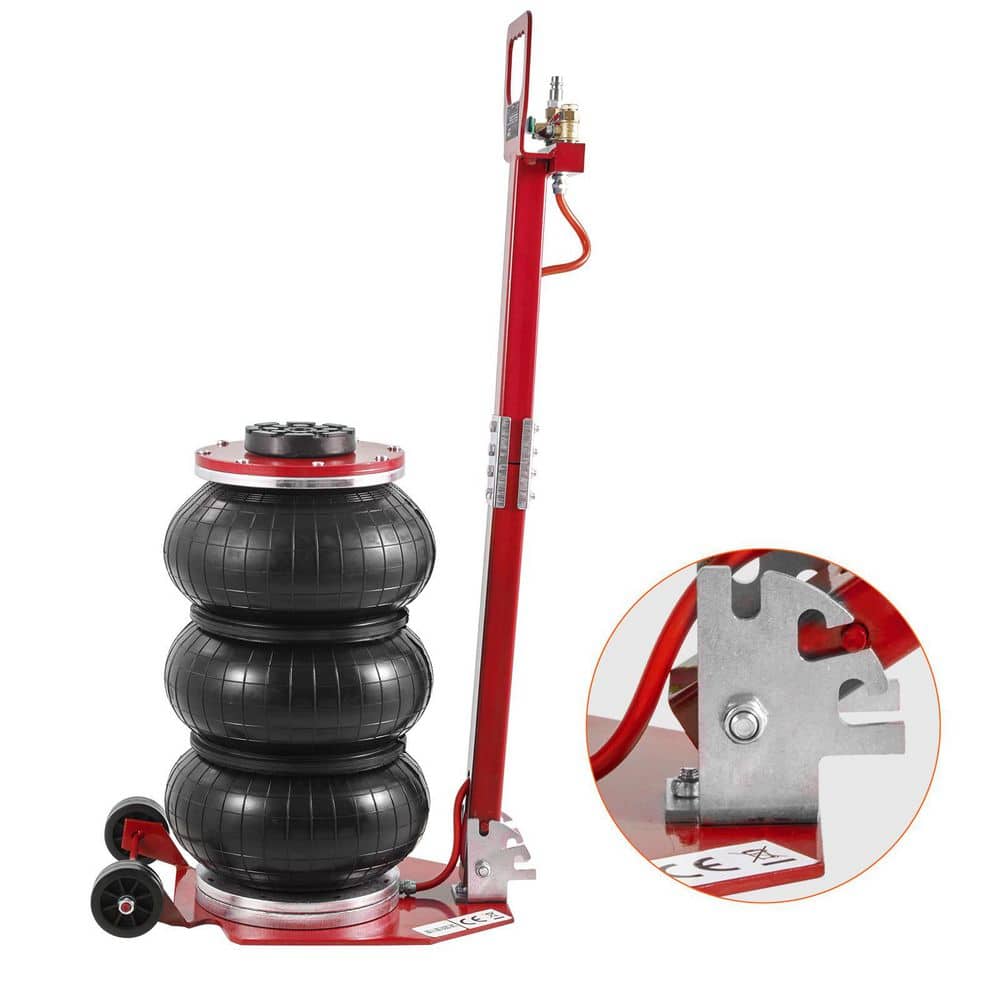 Air Jack, 3 Ton/6600 lbs. Triple Bag Air Jack, Airbag Jack with 6-Steel Pipes, Lift up to 17.7 in. (Red) price history on PriceWatchPro