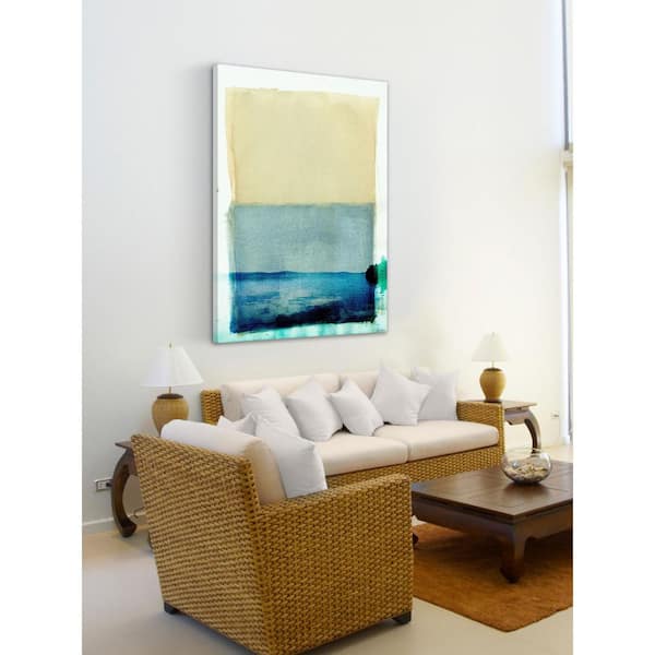 Unbranded 24 in. H x 16 in. W "Bondi Lake" by Parvez Taj Printed Canvas Wall Art