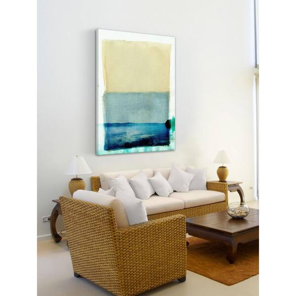 Unbranded 30 in. H x 20 in. W "Bondi Lake" by Parvez Taj Printed Canvas Wall Art