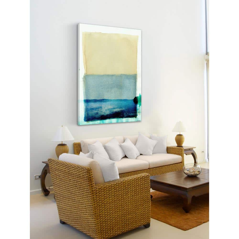 60 in. H x 40 in. W Bondi Lake by Parvez Taj Printed Canvas Wall Art
