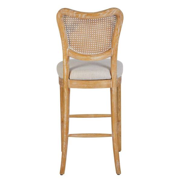 Rattan high back bar stools hot sale