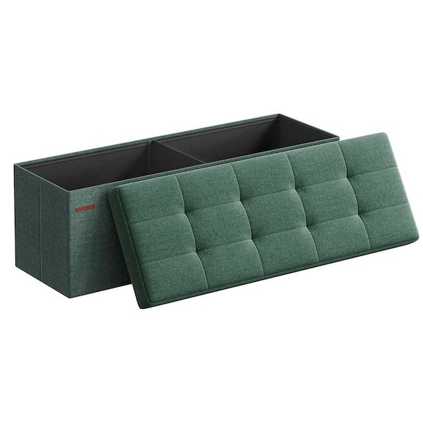 Unbranded 35 Gal. 43 in. Folding Storage Ottoman Bench, Ottoman Foot Rest, End of Bed Bench Outdoor Storage Bench