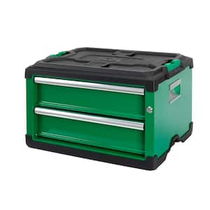 23.43 in. W Modular Steel Storage 2-Drawer Interchangeable Connection Workshop Vertical Tool Chest