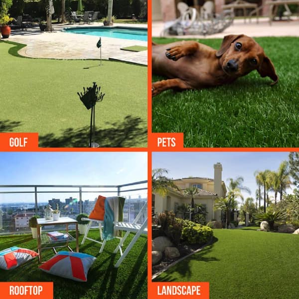 AstroLawn Lozano 15 ft. W x Cut to Length Field Green Artificial