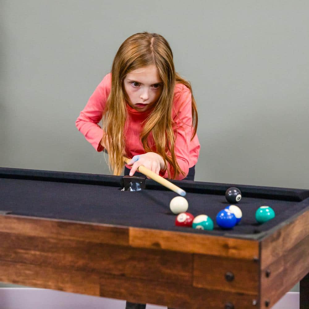 Sunnydaze 10-in-1 Multi-Game Table with Dark Wood Finish