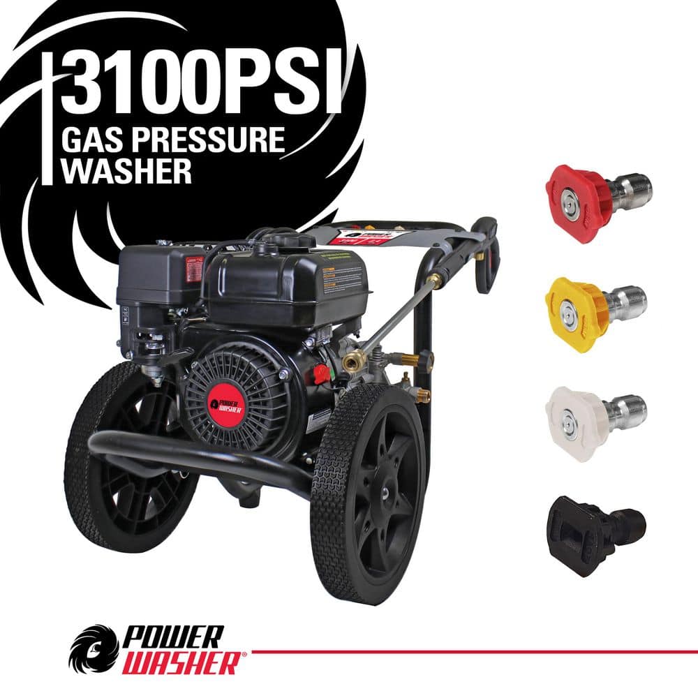 Powerwasher 3100 PSI 2.4 GPM Gas Pressure Washer, Engine (50 State